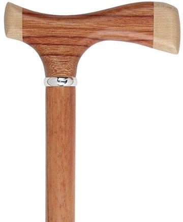 Fritz Handle Wood Cane - Rosewood Stain