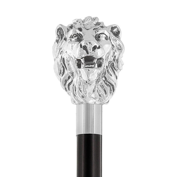925 Silver plated Wolf - Walking stick – ilMarchesato - Luxury Umbrellas,  Canes and Shoehorns