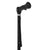 Black Adjustable Walking Hiking Staff