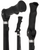 Black Adjustable Walking Hiking Staff