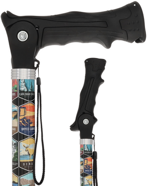 National Park Designer Adjustable Walking Hiking Staff