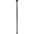 Royal Canes Air Force Knob Walking Stick With Black Beechwood Shaft and Pewter Collar