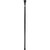 Royal Canes U.S. Marine Corps Flat Top Walking Stick With Black Beechwood Shaft and Pewter Collar