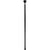Royal Canes Coast Guard Knob Walking Stick With Black Beechwood Shaft and Pewter Collar