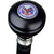 Royal Canes Veterans of War Knob Walking Stick With Black Beechwood Shaft and Pewter Collar