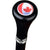Royal Canes Canadian Flag Flat Top Walking Stick With Black Beechwood Shaft and Pewter Collar