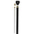 Royal Canes Tease Me About My Cane Flask Walking Stick w/ Black Beechwood Shaft & Pewter Collar