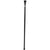 Royal Canes High Life Flat Top Walking Stick w/ Black Beechwood Shaft & Pewter Collar
