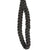 Royal Canes Cane Wrist Strap with Snap - Faux Braided Black Leather