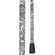Royal Canes White Pearlz w/ Rhinestone Collar and Black Swirl Designer Adjustable Folding Cane