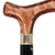 Royal Canes Extra Long, Super Strong Vivid Sunset Derby Walking Cane With Black Beechwood Shaft and Brass Collar