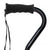 Royal Canes Black Aluminum Adjustable Offset Walking Cane