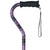 Royal Canes Pretty Purple Adjustable Offset Walking Cane With Comfort Grip