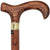 Royal Canes Extra Long, Super Strong Espresso Derby Walking Cane With Ash Wood Shaft and Brass Collar