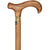 Royal Canes Extra Long, Super Strong Zebrano Derby Walking Cane With Zebrano Shaft and Brass Collar
