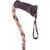 Royal Canes Lily and Butterfly Offset Walking Cane with Comfort Grip