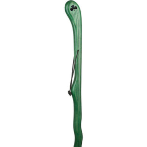 Royal Canes Shamrock Engraved - Green Ash Riverbend Hiking Staff