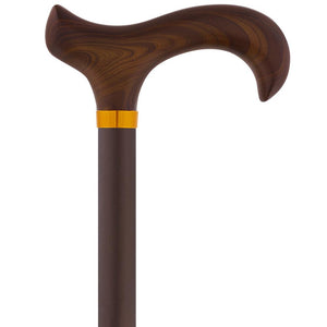 Royal Canes Brown Designer Adjustable Derby Walking Cane