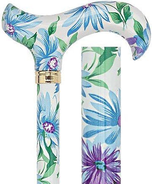 Royal Canes Heavenly Gardens Designer Derby Adjustable Cane