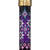 Royal Canes Pretty Purple Designer Adjustable Derby Walking Cane with Engraved Collar