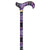 Fashionable Canes Pretty Purple Designer Adjustable Derby Walking Cane with Engraved Collar w/ SafeTbase