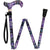 Royal Canes Pretty Purple Folding Adjustable Designer Derby Walking Cane with Engraved Collar