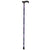 Fashionable Canes Pretty Purple Adjustable Derby Walking Cane with Engraved Collar w/ SafeTbase