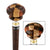 Royal Canes Mad Hatter Multi Wood Knob Handle Walking Stick With Wenge Wood Shaft and Two Tone Collar