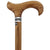 Royal Canes Afromosia Derby Walking Cane With Afromosia Wood Shaft and Pewter Collar