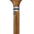 Royal Canes Afromosia Derby Walking Cane With Afromosia Wood Shaft and Pewter Collar
