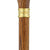 Royal Canes Genuine Oak Wood Derby Walking Cane With Oak Shaft And Brass Embossed Collar