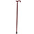 Royal Canes Amaranth 'Purpleheart' Derby Walking Cane With Amaranth Wood Shaft and Silver Collar