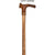 Royal Canes Contour Palm Grip Walking Cane With Zebrano Wood Shaft and Wooden Collar