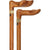 Royal Canes Oak Palm Grip Walking Cane With Oak wood Shaft and Brass Collar