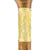 Royal Canes Hand-Made Oak Derby Walking Cane w/ Pewter Leaf Gold Collar