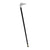 Royal Canes Silver 925r Duck Head Walking Cane with Black Beechwood Shaft and Collar