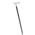Royal Canes Silver 925r Fritz Handle Walking Cane with Black Beechwood Shaft and Collar