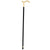 Royal Canes 24K Gold Plated Tranquil Fritz Walking Cane w/ Black Beechwood Shaft & Collar