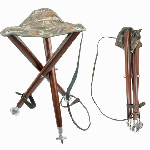 Royal Canes Wooden Tripod Seat with RealTree Camo