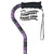 Royal Canes Pretty Purple Aluminum Convertible Quad Base Walking Cane - Adjustable Shaft